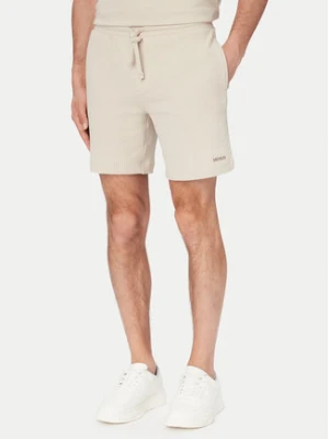 HUGO Szorty sportowe Austin 50532023 Beżowy jasny Regular Fit