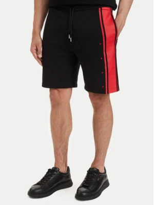 HUGO Szorty sportowe Demsi 50563806 Czarny Relaxed Fit
