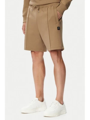 HUGO Szorty sportowe Dimacshort 50562844 Beżowy Regular Fit