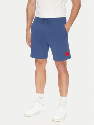 HUGO Szorty sportowe Diz222 50466196 Niebieski Regular Fit