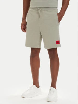 HUGO Szorty sportowe Diz222 50466196 Zielony jasny Regular Fit