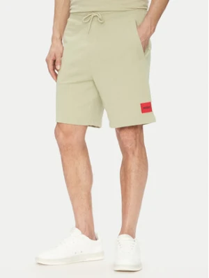 HUGO Szorty sportowe Diz222 50466196 Zielony Regular Fit