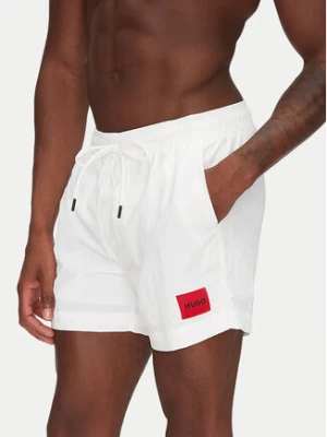 HUGO Szorty sportowe Dominica 50493450 Biały Regular Fit