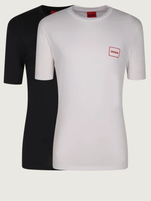 HUGO T-shirt 2-pack Dugopak | Regular Fit biały