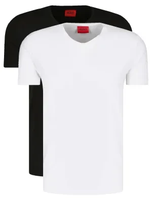 HUGO T-shirt 2-pack HUGO-V | Slim Fit