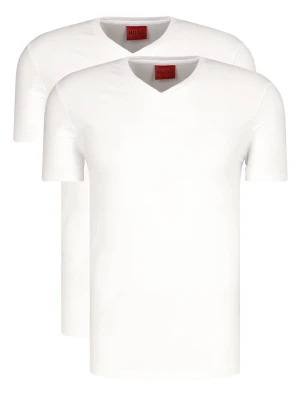 HUGO T-shirt 2-pack Hugo-V | Slim Fit biały