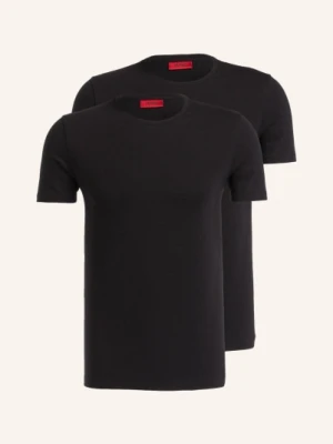 Hugo T-Shirt, 2 Szt. schwarz CZARNY