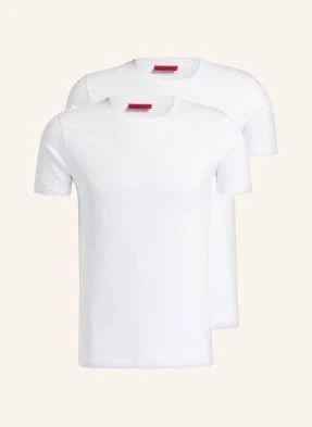 Hugo T-Shirt, 2 Szt. weiss