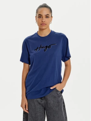 Hugo T-Shirt 50528585 Granatowy Regular Fit