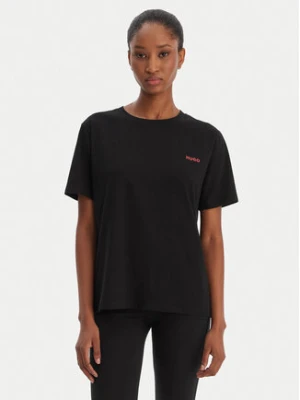 HUGO T-Shirt 50555634 Czarny Relaxed Fit