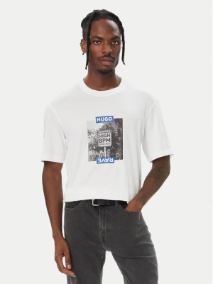HUGO T-Shirt 50570041 Biały Regular Fit