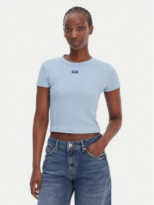 HUGO T-Shirt Baby 50510749 Błękitny Slim Fit