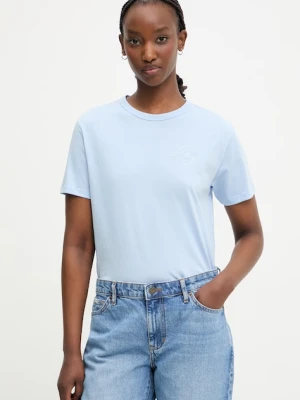 HUGO t-shirt basic damski bawełniany Damacia_7