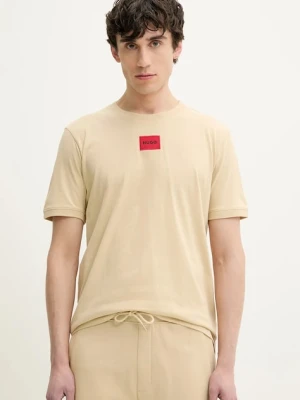 HUGO T-shirt basic męski bawełniany Diragolino21