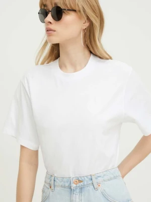 HUGO t-shirt bawełniany biały