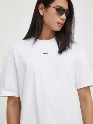 HUGO T-shirt męski bawełniany Dapolino