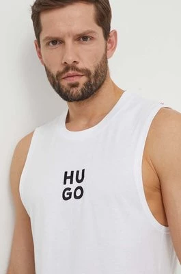 HUGO t-shirt bawełniany męski kolor biały 50510189