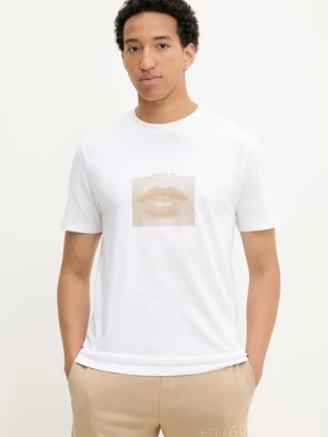 HUGO t-shirt bawełniany Deterni