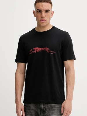 HUGO t-shirt bawełniany Didug czarny