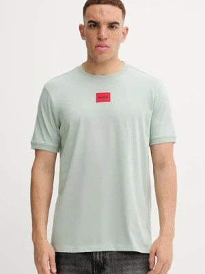 HUGO T-shirt basic męski bawełniany Diragolino212