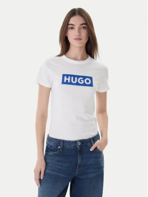 HUGO T-Shirt Classic 50510772 Biały Slim Fit