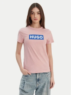 HUGO T-Shirt Classic 50510772 Różowy Slim Fit