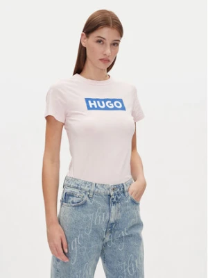 HUGO T-Shirt Classic Tee_B 50510772 Różowy Slim Fit
