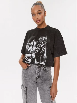 Hugo T-Shirt Cropped_Bp 50508784 Szary Relaxed Fit