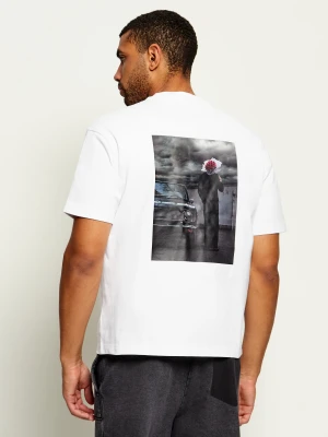 HUGO T-shirt Dakhil | Relaxed fit biały