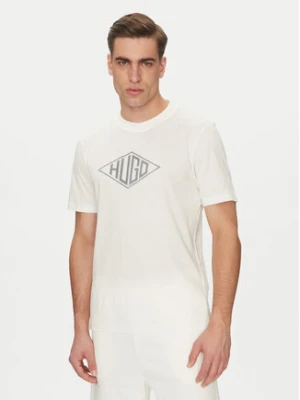 HUGO T-Shirt Dalendi 50534934 Écru Regular Fit