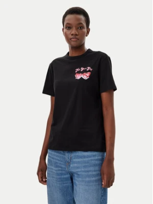 HUGO T-Shirt Damacia_5 50540237 Czarny Regular Fit