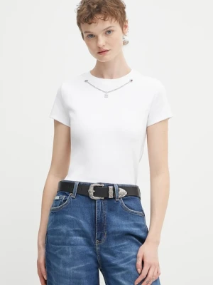 HUGO t-shirt damski kolor biały 50549392
