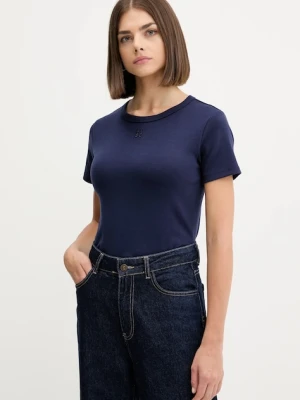 HUGO t-shirt damski kolor granatowy 50512002