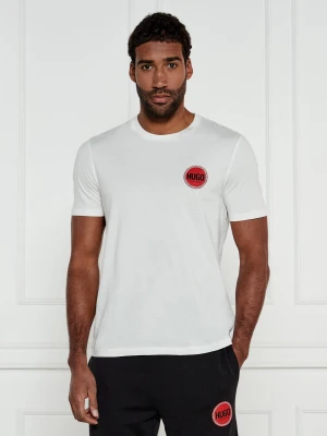 HUGO T-shirt Danetchorb | Regular Fit biały