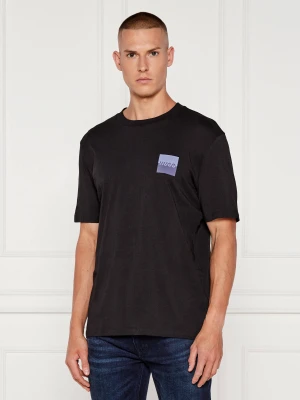 HUGO T-shirt Dapusi | Regular Fit czarny