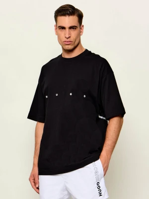 HUGO T-shirt Dariso | Oversize fit czarny