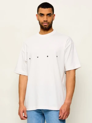 HUGO T-shirt Dariso | Oversize fit biały