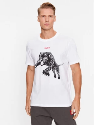 Hugo T-Shirt Darpione 50498196 Biały Regular Fit