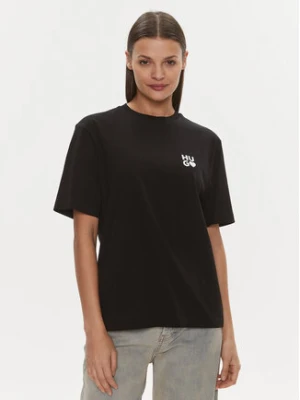 Hugo T-Shirt Dashire_4 50489198 Czarny Regular Fit