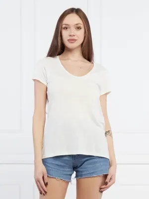 Zdjęcie produktu HUGO T-shirt Dazalea | Relaxed fit | z dodatkiem lnu