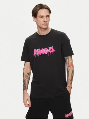Hugo T-Shirt Decation 50515282 Czarny Regular Fit