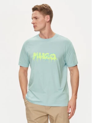 Hugo T-Shirt Decation 50515282 Niebieski Regular Fit