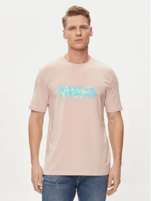 Hugo T-Shirt Decation 50515282 Różowy Regular Fit
