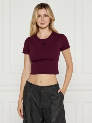 HUGO T-shirt Delanor | Cropped Fit