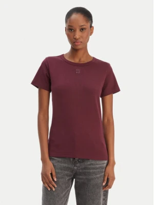 HUGO T-Shirt Deloris 50512002 Bordowy Regular Fit