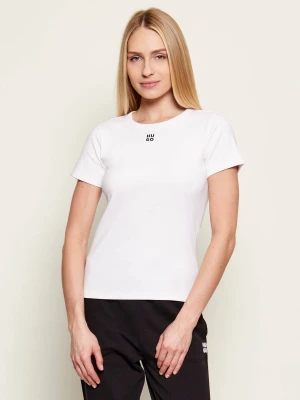 HUGO T-shirt Deloris | Regular Fit biały