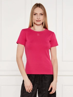 HUGO T-shirt Deloris | Regular Fit fuksja