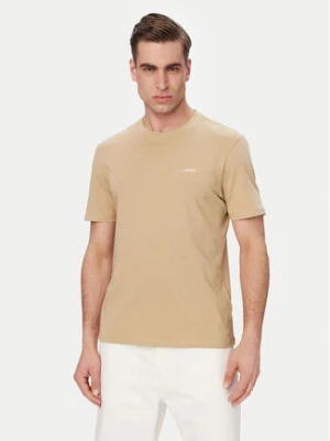 HUGO T-Shirt Dero222 50466158 Beżowy Regular Fit