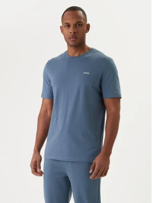 HUGO T-Shirt Dero222 50466158 Niebieski Regular Fit