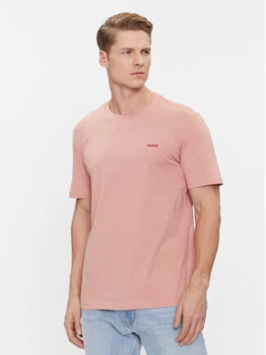 Hugo T-Shirt Dero222 50466158 Różowy Regular Fit